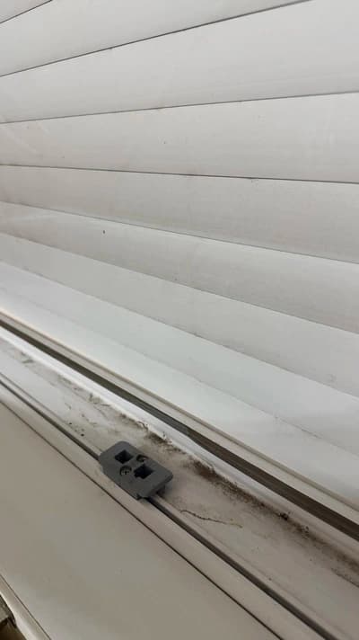 Space before professional cleaning